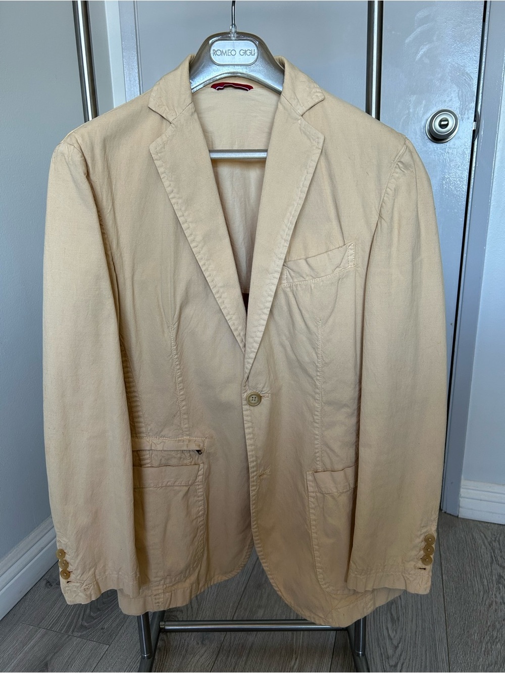 Pal Zileri Beige Men's Shirt Jacket